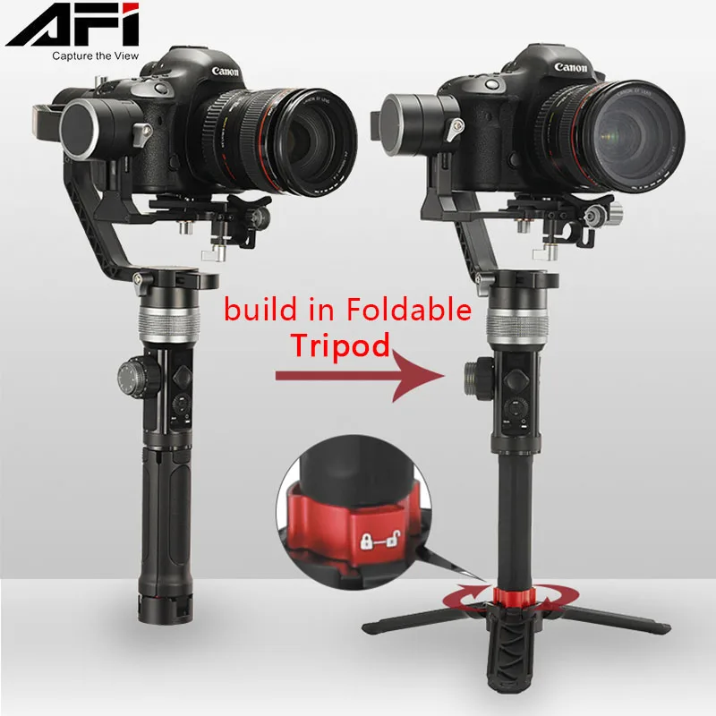 AFI D3 Камера стабилизатор Gimbal Dslr Soporte Ручные стабилизаторы 3 мост видео мобильного