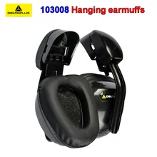 DELTA PLUS 103008 свисающие Звукоизолирующие Наушники Профессиональные анти-шум наушники ABS оболочка пены памяти хлопок защитный шлем наушники