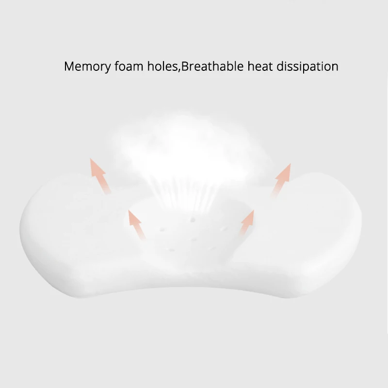 Honeylulu Memory Foam подушка анти плоская голова детская подушка 0-6 месяцев форма Nemory Подушка для новорожденных кормящих для детского сна