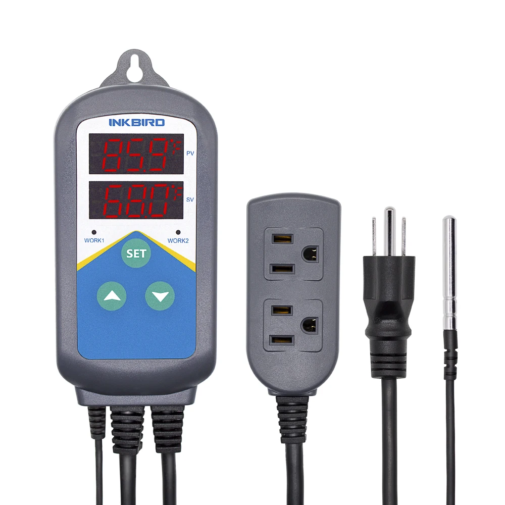 

ITC-306T US Pre-wired Electronic Thermostat Temperature Controller & Digital Timer Controller for Aquarium Reptiles Hatching etc