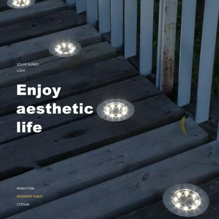 Jardim ao ar Lâmpada de Assoalho Led à Prova Solar Dwaterproof Água Enterrado Livre Casa Luzes Solares Tsh Loja Luz 5 Cheap Lâmpadas subterrâneas