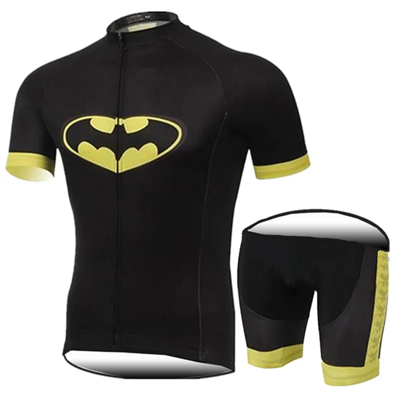cycling clothing men's sets summer 2018 triathlon Batman Breathable Cycling Jersey set Siamese Cycling Clothes/vest Siamese set