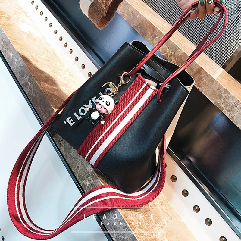 Women Bucket Handbag Female Cartoon Messenger Shoulder Bag Ladies Fashion Crossbody Bags Multiple Matching Styles Tote SS7208 (10)