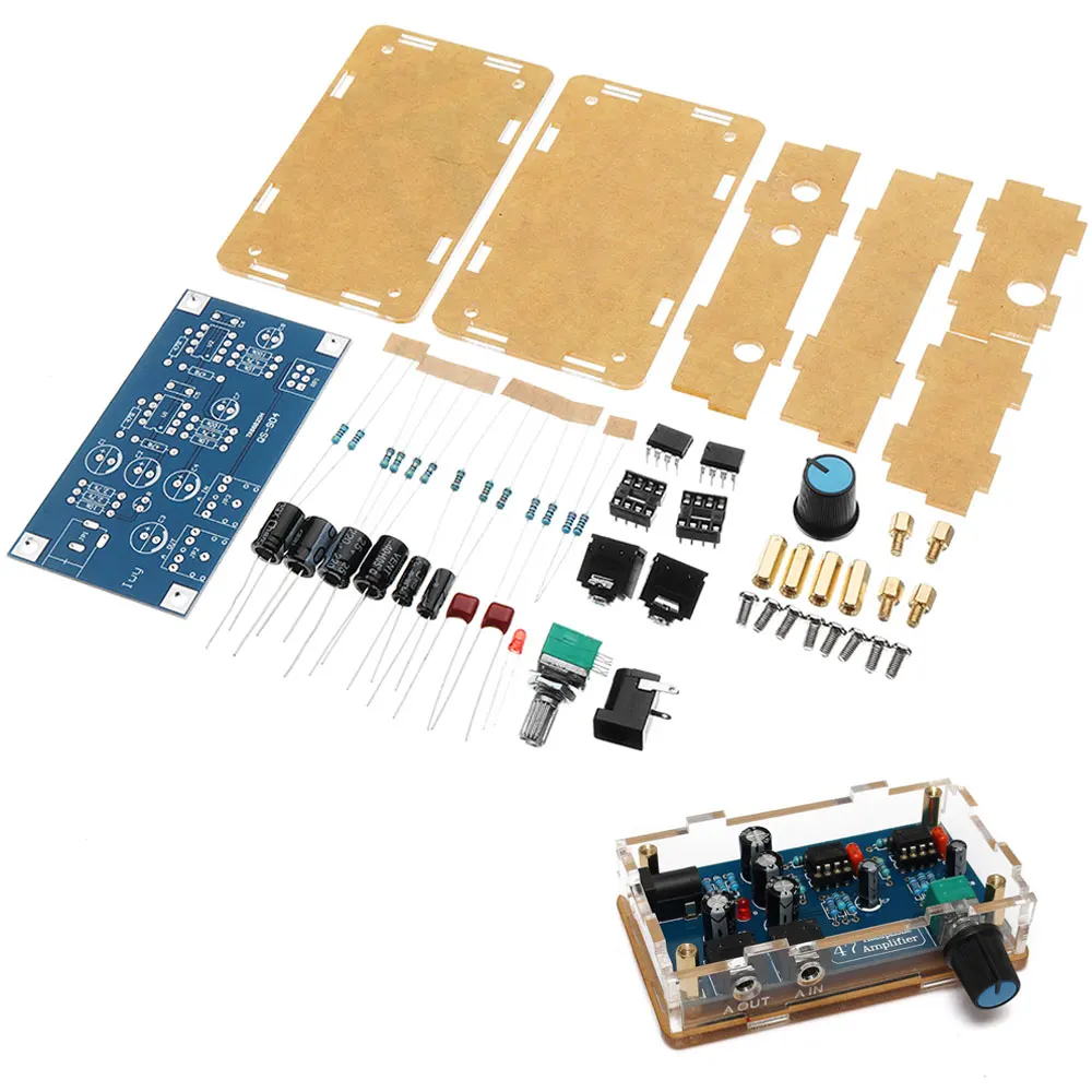 

DIY Module For Classic DA47 Headphone Amplifier Circuit Board Kits DC 3.7V To 30V Single Power Portable