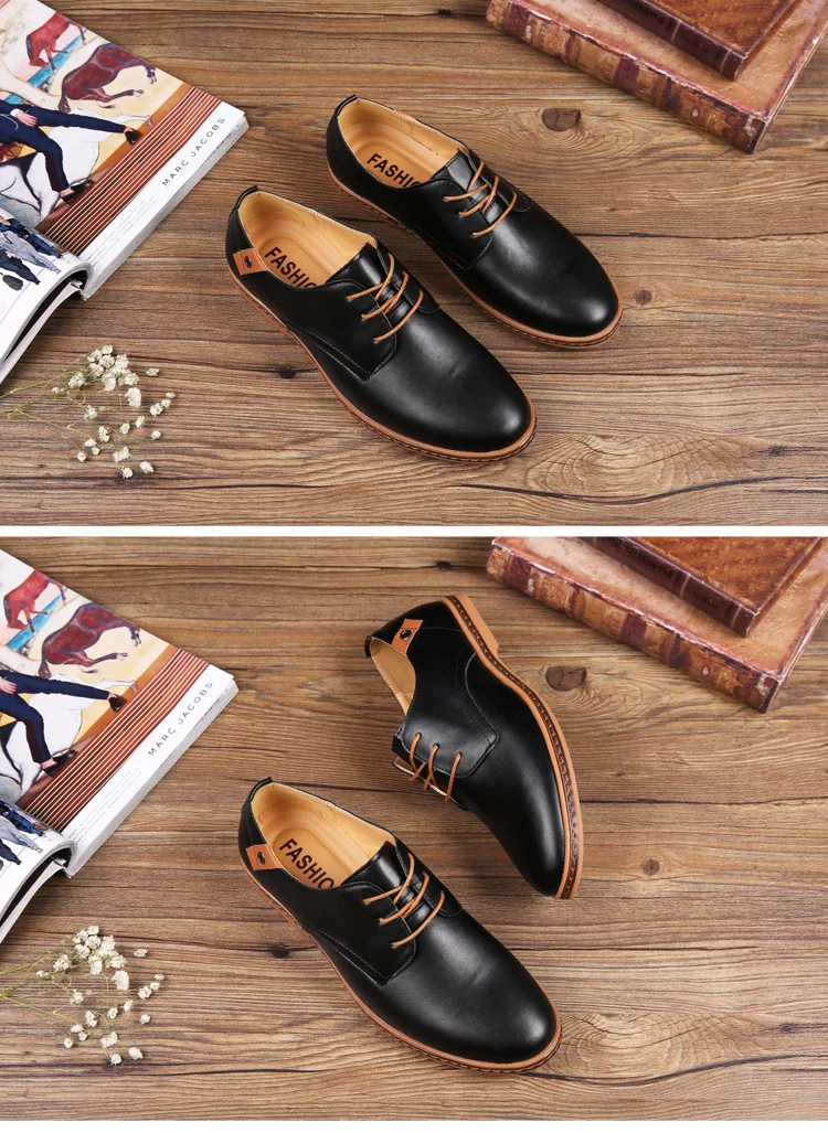 DUDELI/Коллекция года; кожаные повседневные мужские туфли; модные мужские туфли на плоской подошве с круглым носком; удобные офисные Мужские модельные туфли размера плюс 38-48