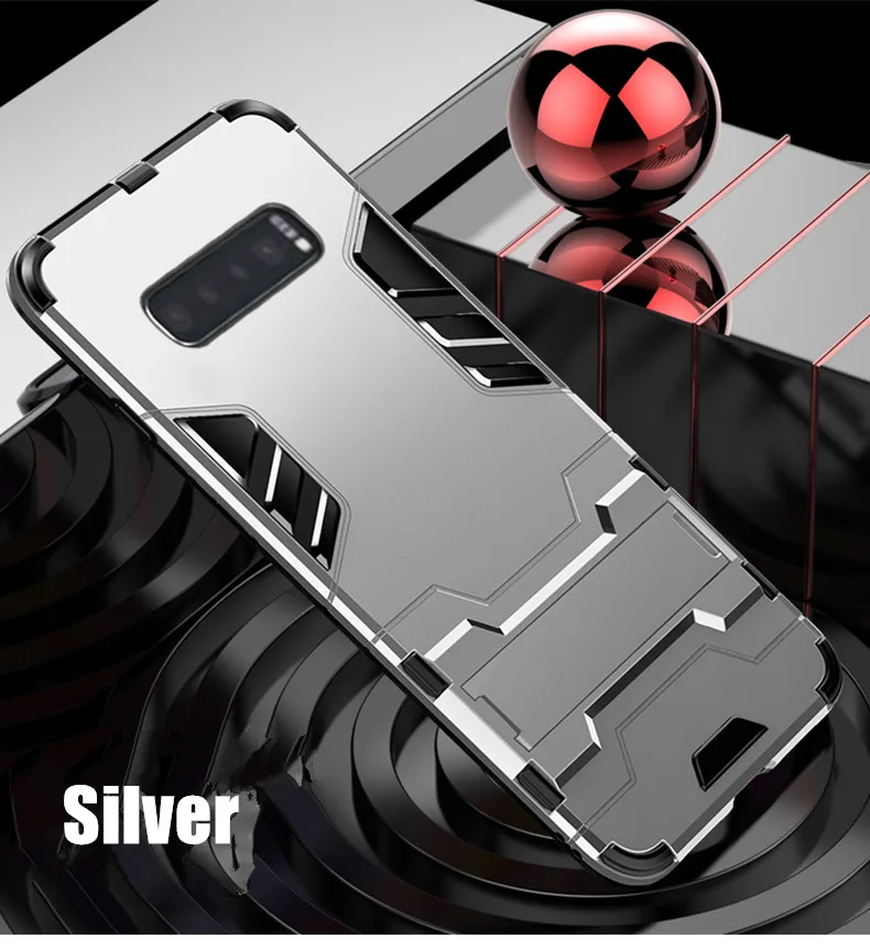 KEYSION للصدمات درع الحال بالنسبة لسامسونج غالاكسي نوت 10 S10 S9 S8 M30 M40 حامل حامل سيارة حلقة غطاء الهاتف لسامسونج A80 A90