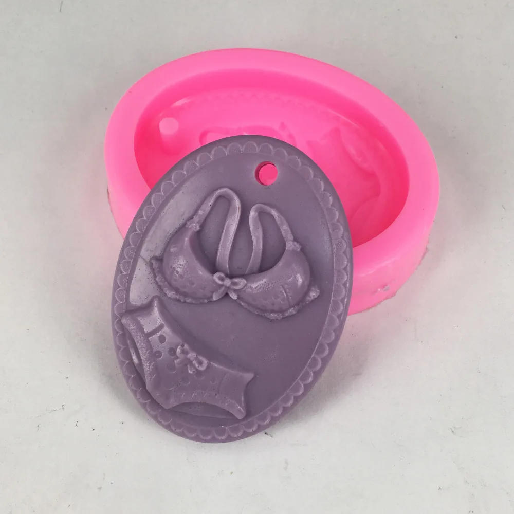 

Bra and Panties Shapes Silicone Molds Fondant Cake Decorating Tools Fun Pendant Mould