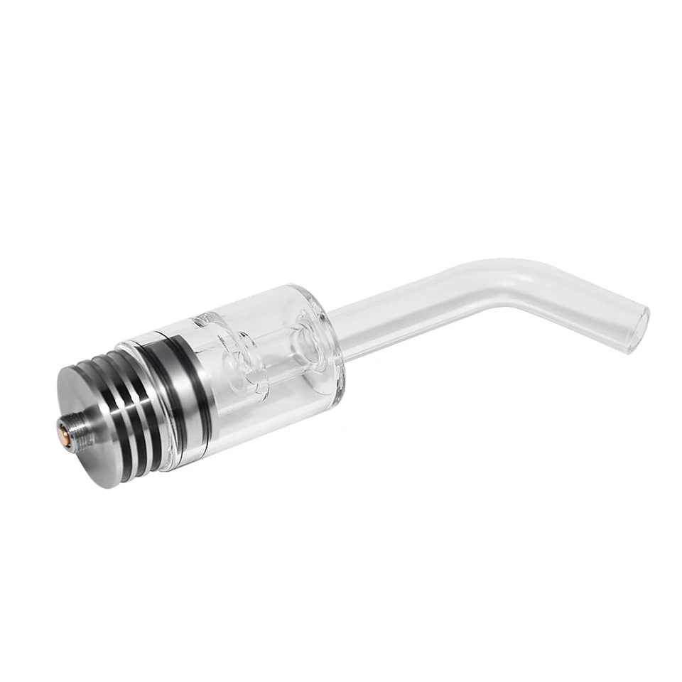 Original Longmada Motar II Wax Vape Atomizer Tank Quartz Clearomizer Long Glass Bucket Coil Quartz e cigarette 510 Atomizer Tank (13)