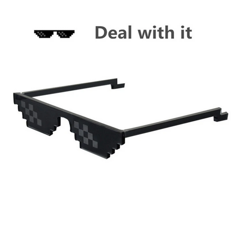 Deal With It Sunglasses Men new Polygonal LOL Thug Life Shades