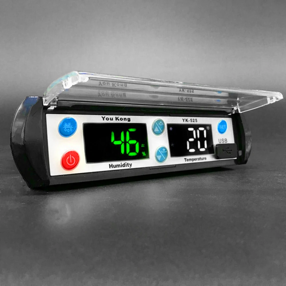

YouKong Digital thermometer hygrometer Temperature and Humidity Recording Controller Thermostat Hygrostat Thermoregulator