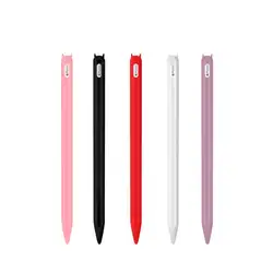 2 шт. для Apple Pencil 2 Чехол iPad Pro 2018 пенал планшет сенсорный Стилус Защитная крышка чехол Портативный мягкий силиконовый чехол