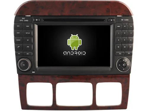 

Navirider car dvd player multimedia car radio audio player android 8.1 gps for MERCEDES-BENZ S CLASS W220 with canbus red light