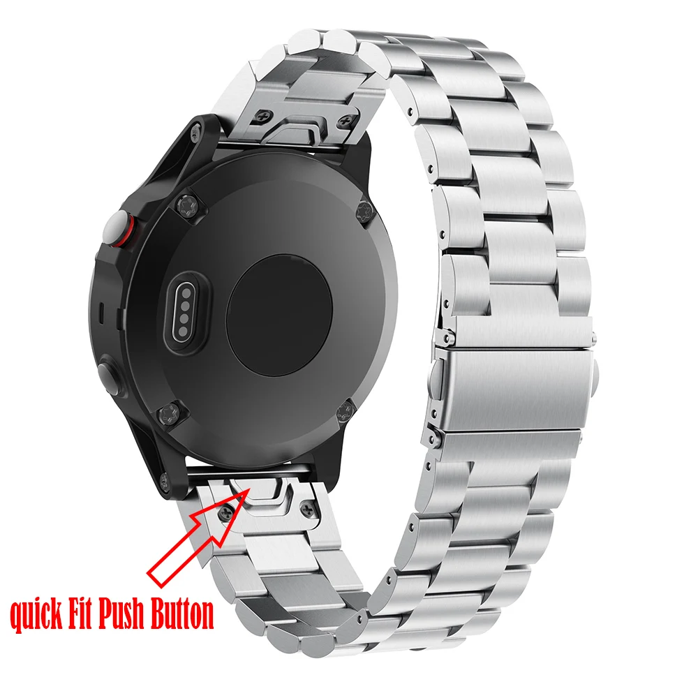 Ремешок для часов 26 22 20 мм ремешок Garmin Fenix 6S 6X 6 Pro 5X 5 3 hr D2 S60 быстросъемный браслет