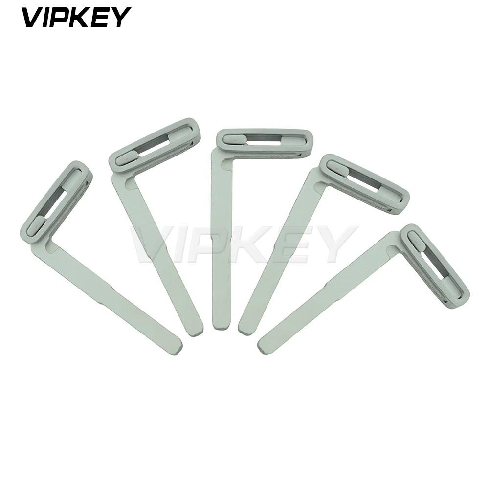 Remotekey 5pcs Replacement Smart Remote Emergency Key Blade Blank Insert Fob Slide In for Volvo S40 S60 S80 XC60 XC70