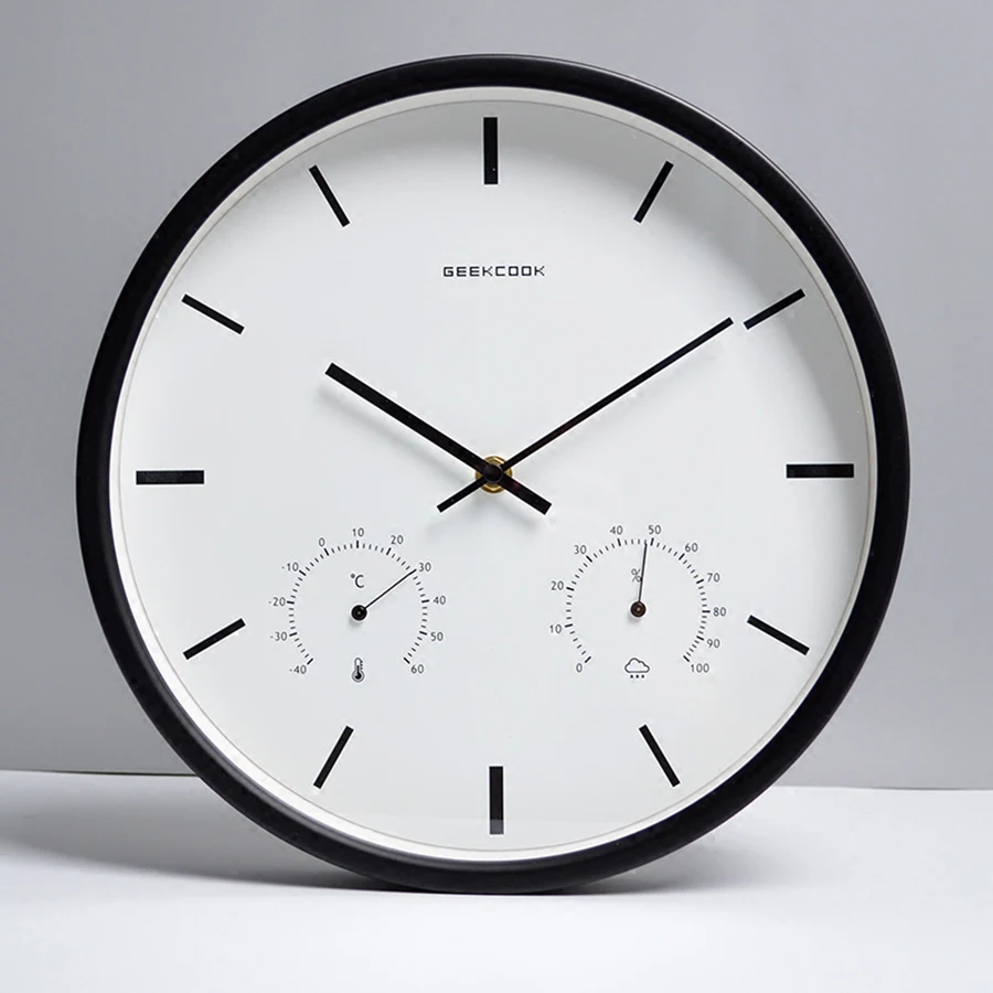 

Nordic Minimalist Wall Clock Modern Simply Decorations Living Room Wall Mounted Clocks Creative Hanging Needle Bathroom Clock 5