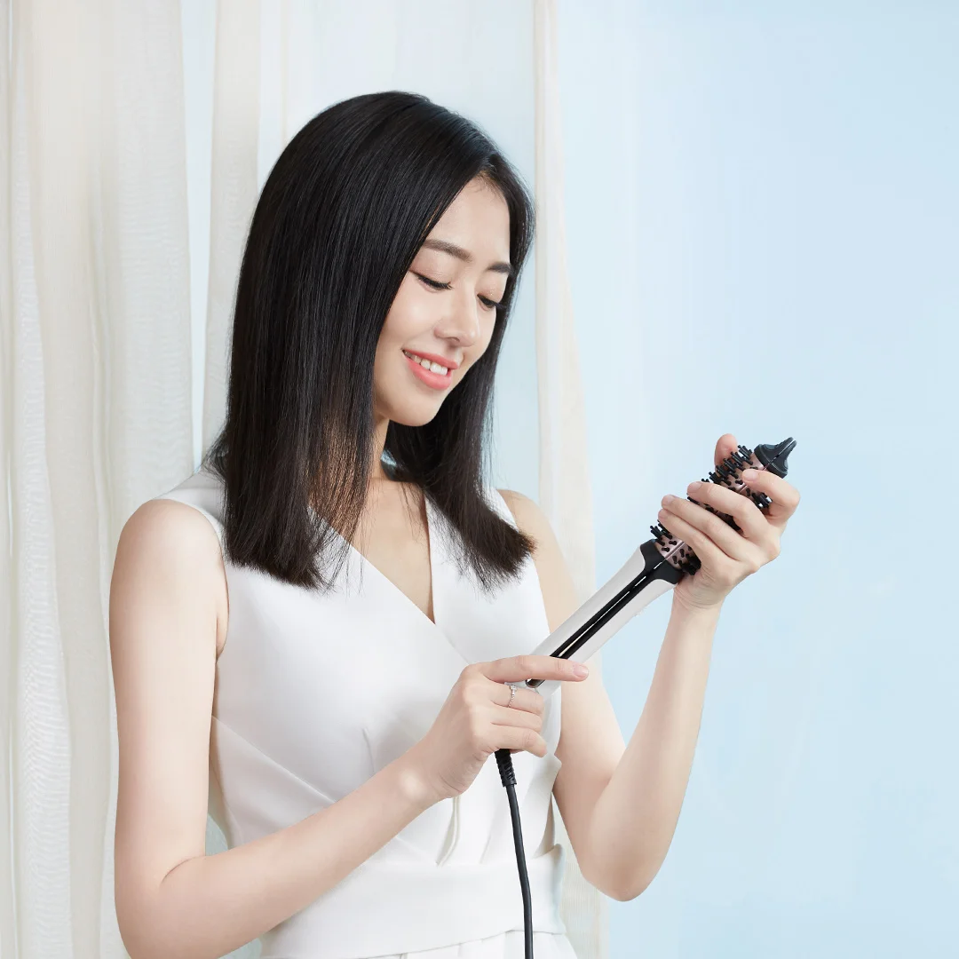  YOUPIN YueLi 3 in 1 140-190 Degree Anti Scald Curler Straightening Curling Hair Comb Hair Straighte