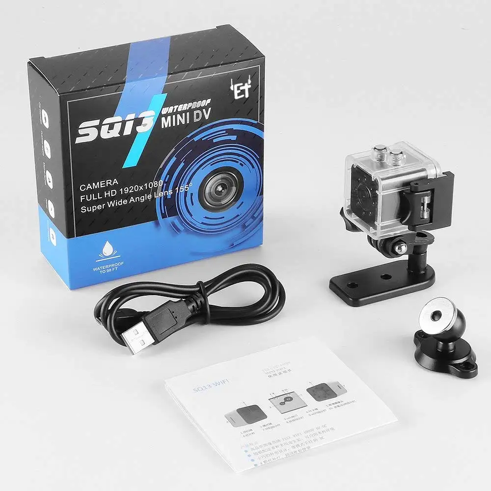 SQ13 мини камера WIFI HD 1080P видеокамера Беспроводная сетевая Спортивная DV наружная