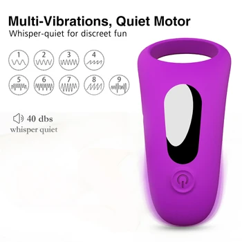 Wireless Remote Control Vibrator For Man Penis Sleeve Vibrator Ring Delay Time G-spot Clitoris Stimulator Adult Toys for Couples 2