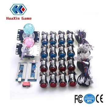 

Arcade DIY Kits Bundle LED Push Buttons & Arcade LED Joystick & Encoder To MAME