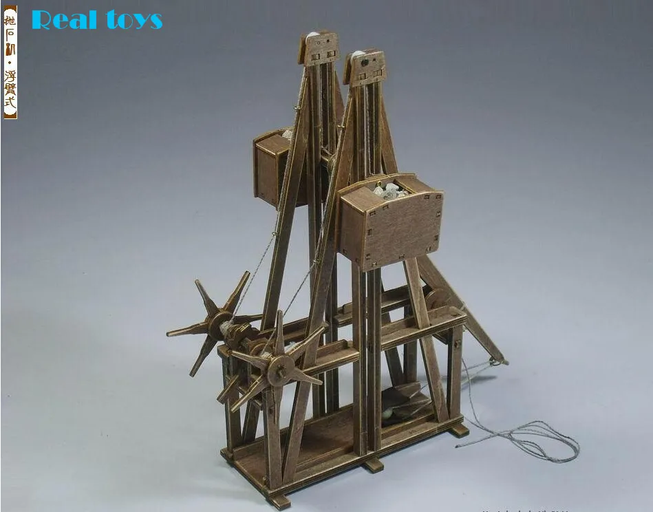 RealTS Древняя модель колесницы наборы mangonel Trebuchet деревянная модель