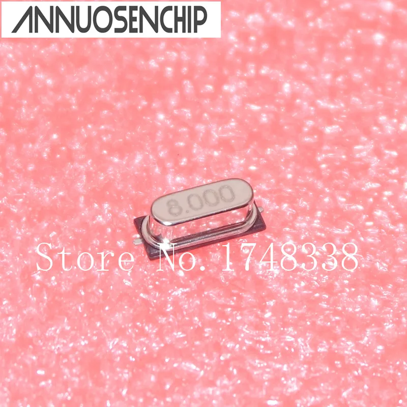 100 шт./лот 8 m 000 МГц 49 SMD пластырь пассивная кристальная Вибрация 49SMD | Обустройство