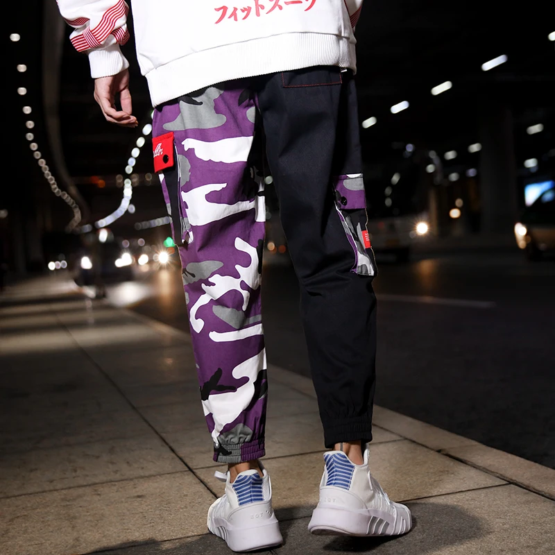 Высокая уличный стиль Для мужчин джинсы камуфляж военная Стиль армейские брюки большой Размеры M-5XL хип-хоп повседневные штаны для бега