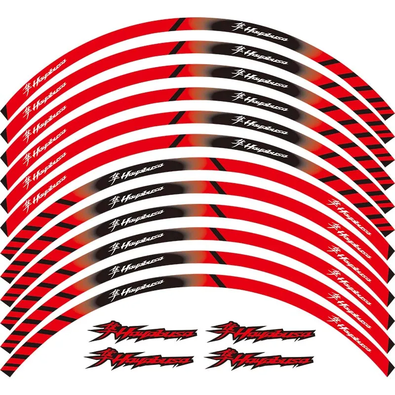 Высокое качество колеса мотоцикла наклейка светоотражающая обод велосипед подходит для SUZUKI Hayabusa GSXR1300 GSX1300R GSXR1300R
