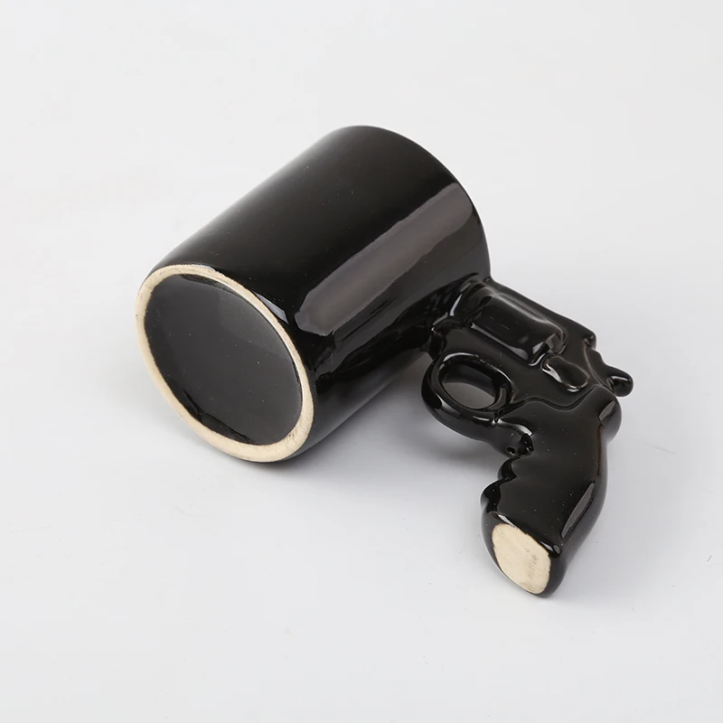 Черный 100 мл револьвер Mugcup Декор для дома офисные принадлежности Creativecup кружка в форме шариковой ручки кофе mugteacup пистолет