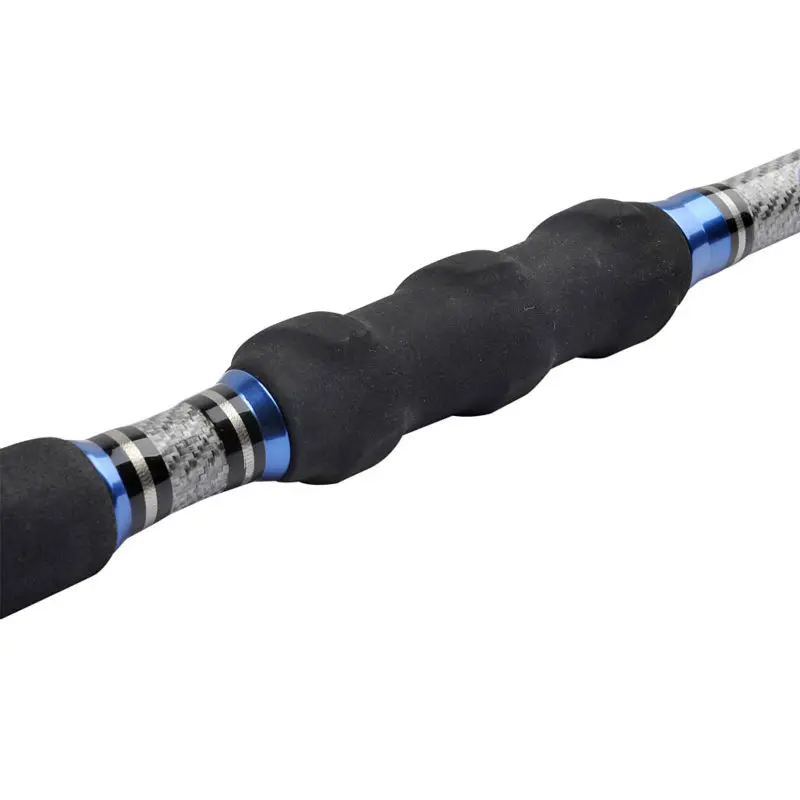  Fiblink Portable High Carbon Spinning Rod 1.8/1.98/2.1/2.4m 3 Section Heavy Spin Rod Saltwater Sea 