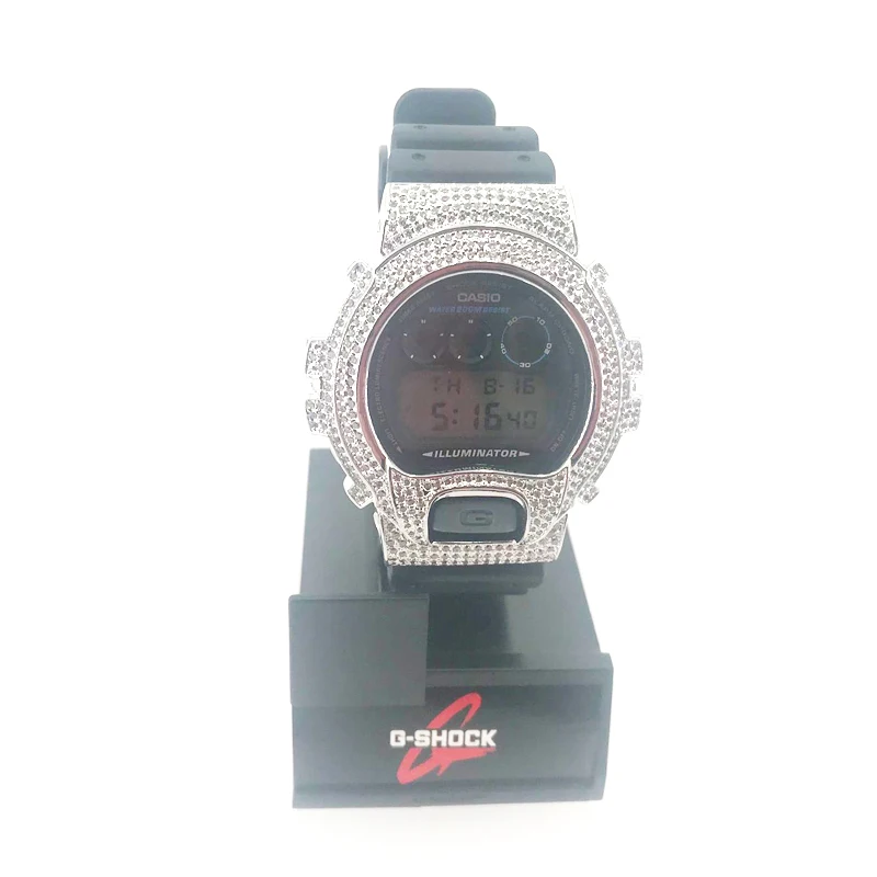 

cool items replacement watch bezel silver plated G shock watch cover