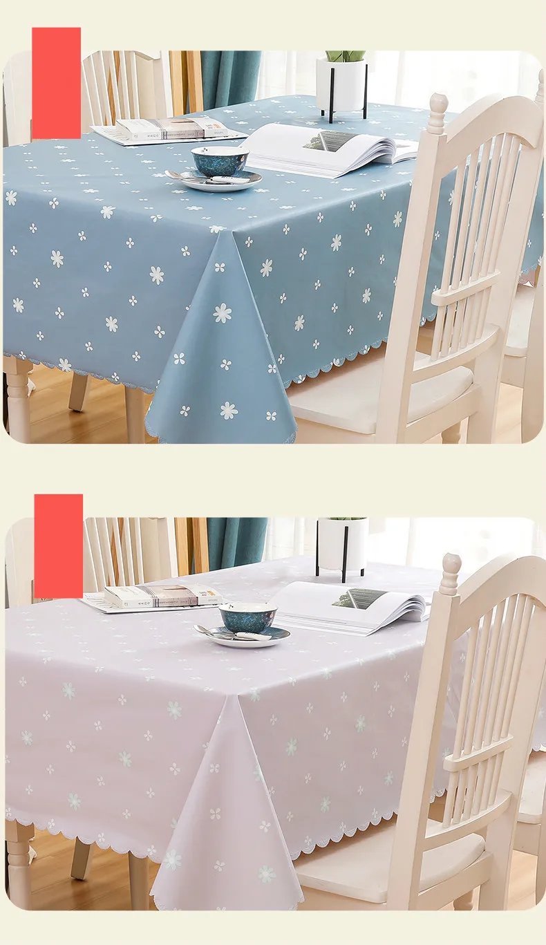 Современная мода скатерть нордическая ПВХ водонепроницаемый маслонепроницаемый кружевной скатерти скатерть для обеденного стола для кухни украшение на стол для дома-ткань