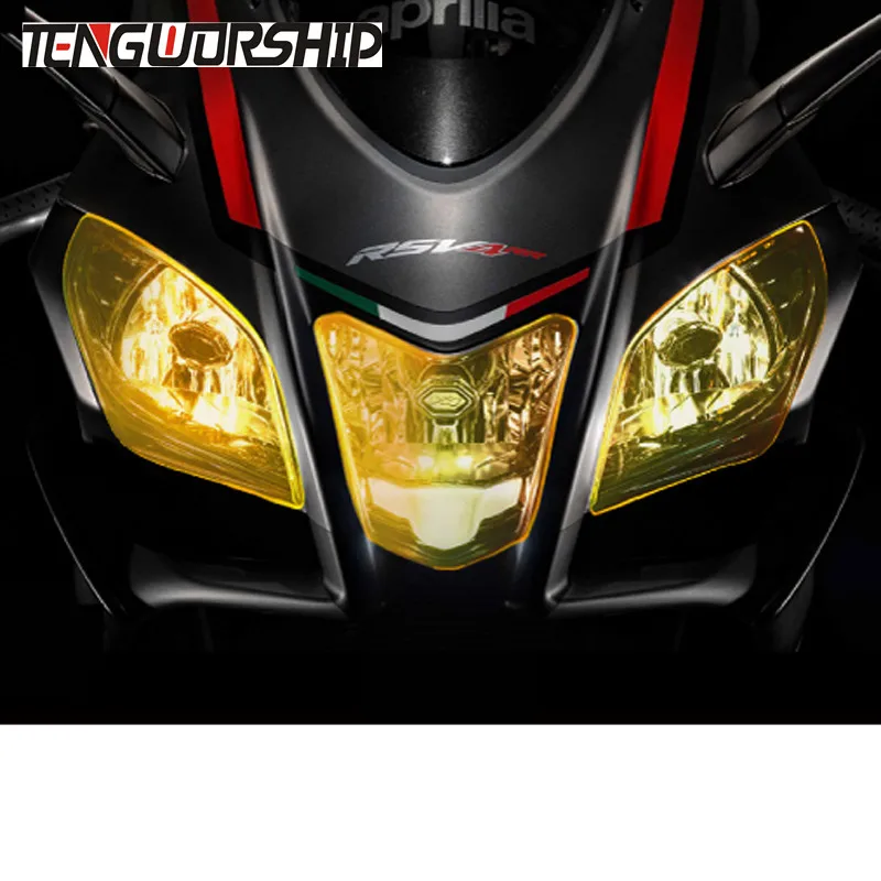 

FOR APRILIA Tuono V4 1100 RR / RR MY16/ Factory MY16 2017-2018 motorcycle Headlight Protector Cover Shield Screen Lens