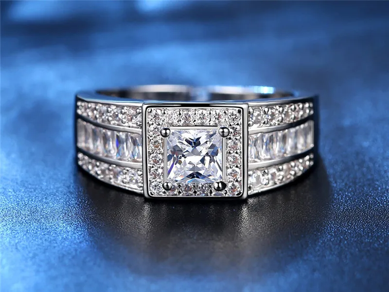 white gold ring