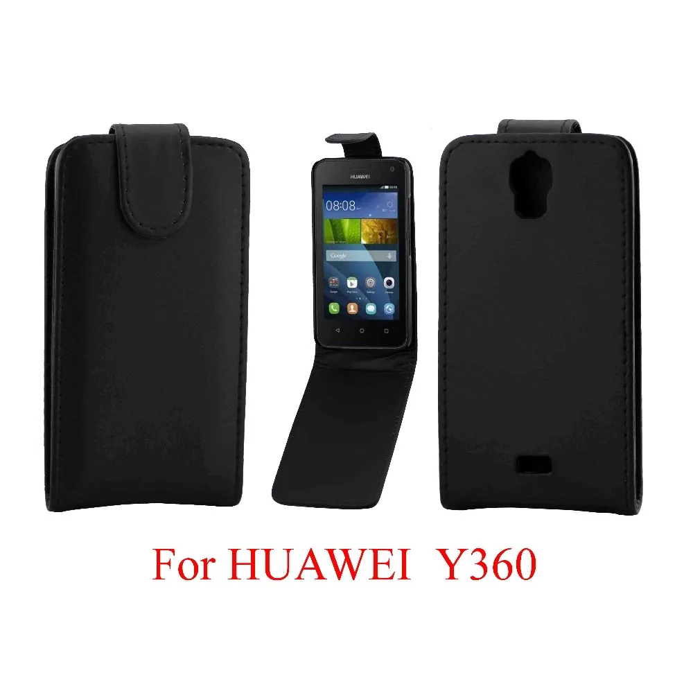 

Phone Bags Cover For Huawei Ascend Y360 phone case Back coque PU leather Flip Vertical Up-Down Open skin pouch