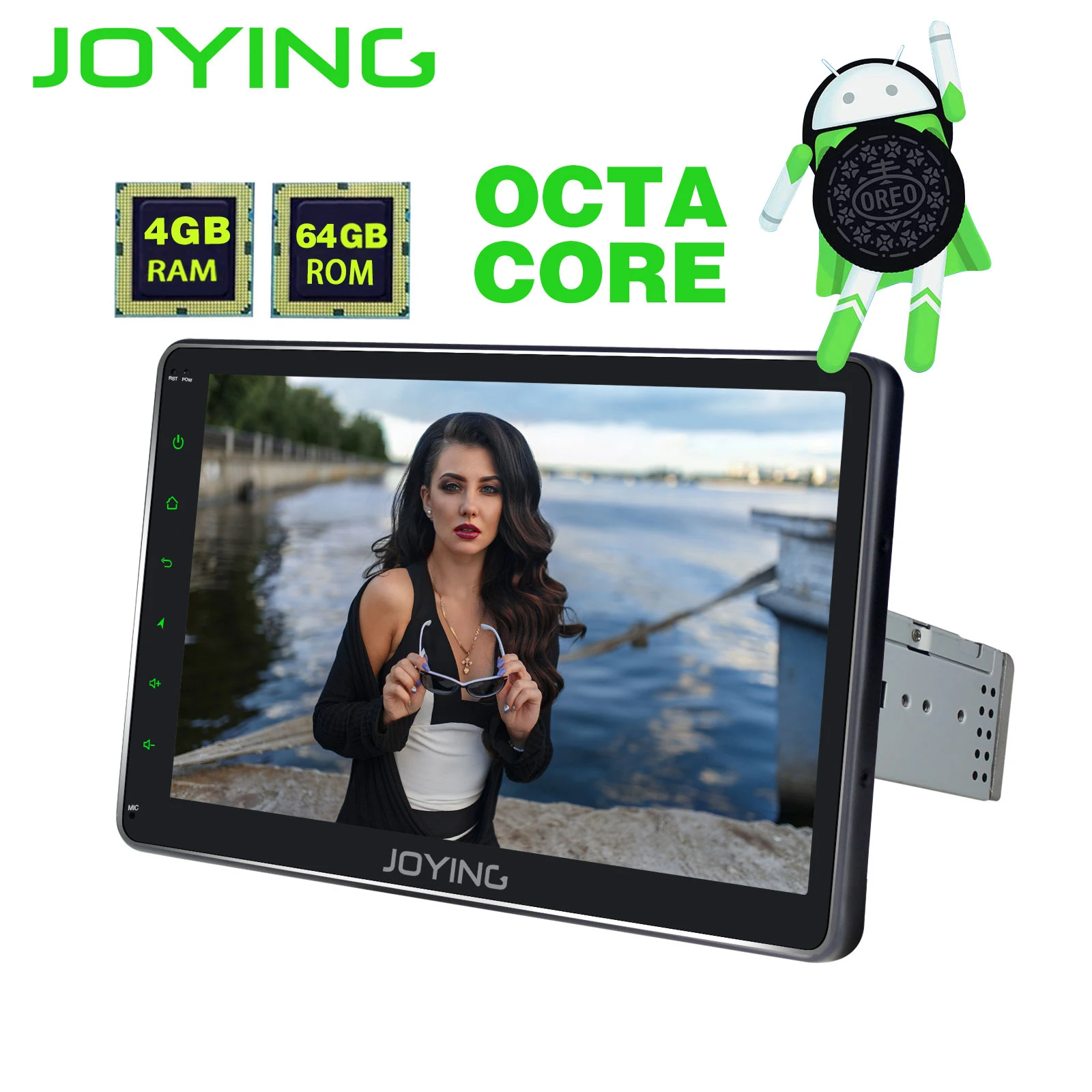 EU Warehouse 1DIN Android Autoradio 10 1 "IPS экран 4 Гб ОЗУ 8 ядер стерео 1024*600 GPS радио со встроенным