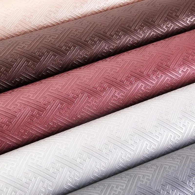 1 Meter Embossed Synthetic Leather Upholstery Furniture Fabric Bag
