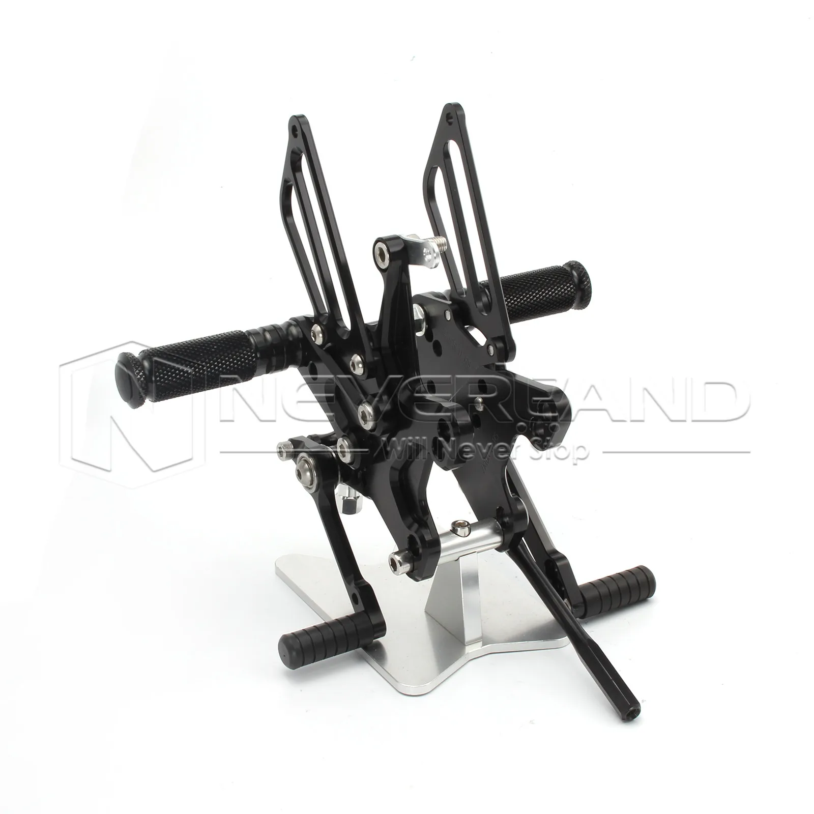 

NEVERLAND Motorcycle Rearsets Foot Pegs Rests Aluminum Footrest for KAWASAKI ZX10R 2011-2016 2012 2013 2014 2015