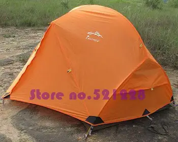 

210T AXEMEN 2 Person silver coated 4 season hiking mountaineering cycling travel fishing beach anti rain outdoor camping tent