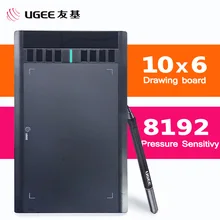 UGEE M708 8192 уровней 10x6 дюймов умный графический планшет для рисования цифровой планшет ручка для письма живопись профессиональный дизайнер