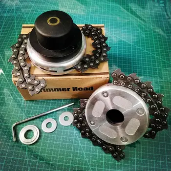 

General Lawn Mower Chain 65Mn Fine - Tuning Head Chain Mower Trimmer Garden Grass Brush Tool Spare Parts Universal Brushcutter