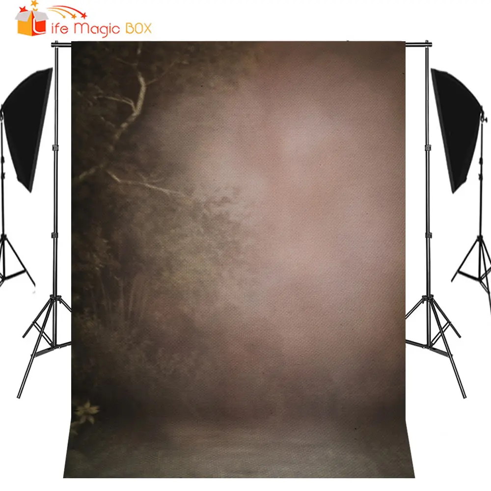 

LIFE MAGIC BOX Photon Photographic Backgrounds for Photo Studio Vinyl Custom Photocall Brown Vintage Backdrops