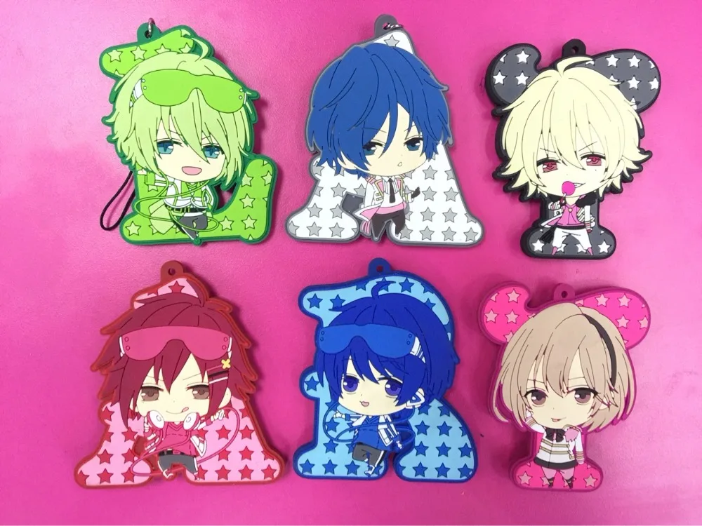 G350 6pcslot Original Japanese anime figure MARGINAL#4 rubber Silicone sweet smell mobile phone charms keychain strap