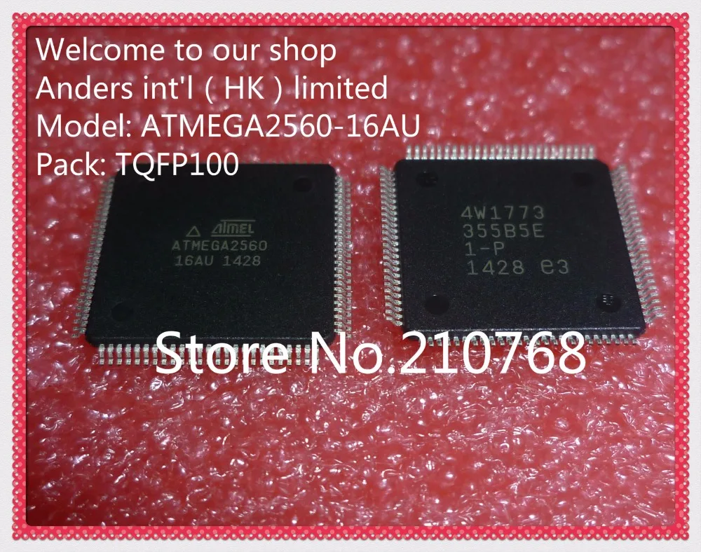 100% new original ATMEGA2560 16AUR ATMEGA2560 16AU ATMEGA2560 16 ...