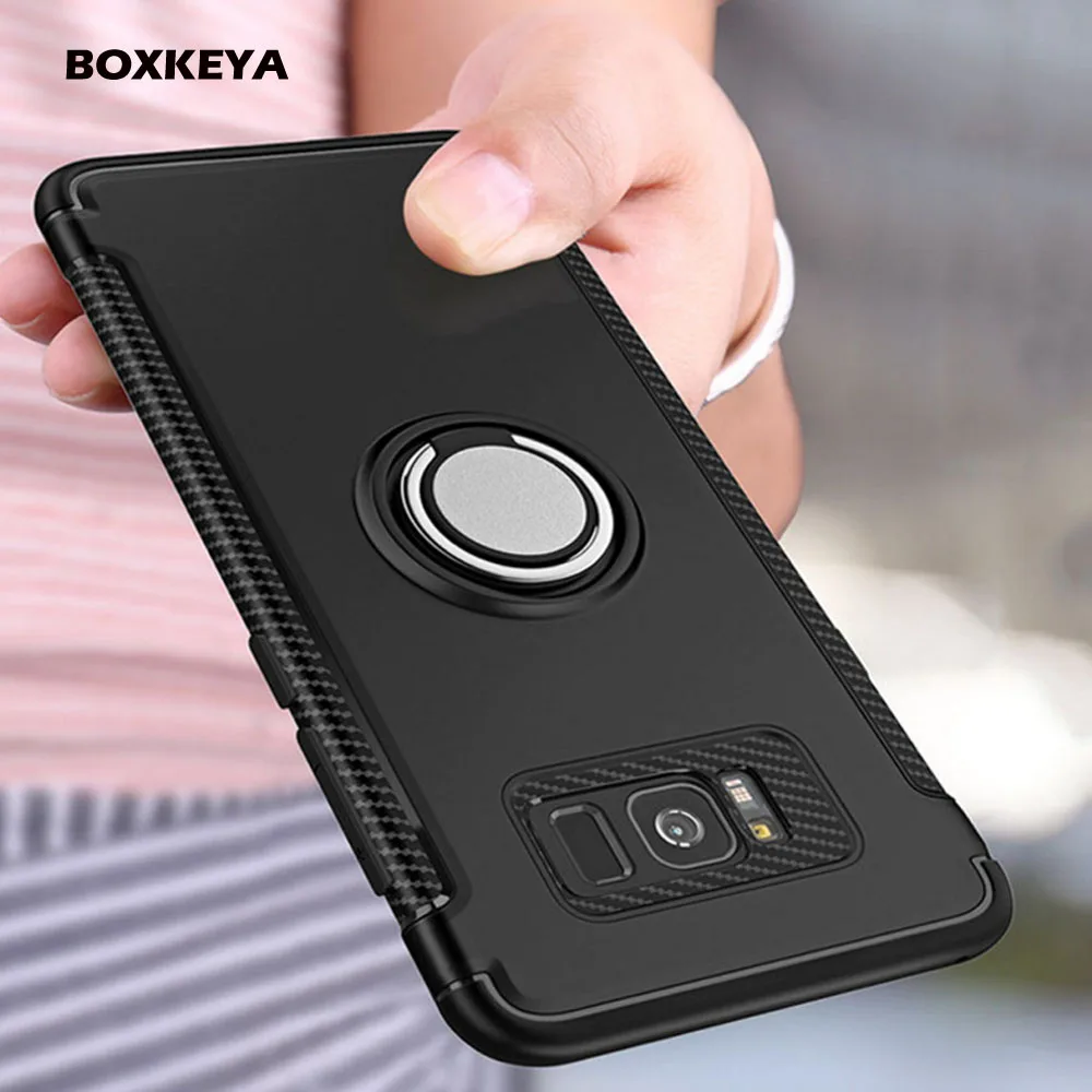 

Luxury Ring Stand Cases For Apple iphone Xs Max XR XS X 10 6 6S 7 8 Plus 5s SE Case Metal Ring Holder Armor Phone Stand Cover