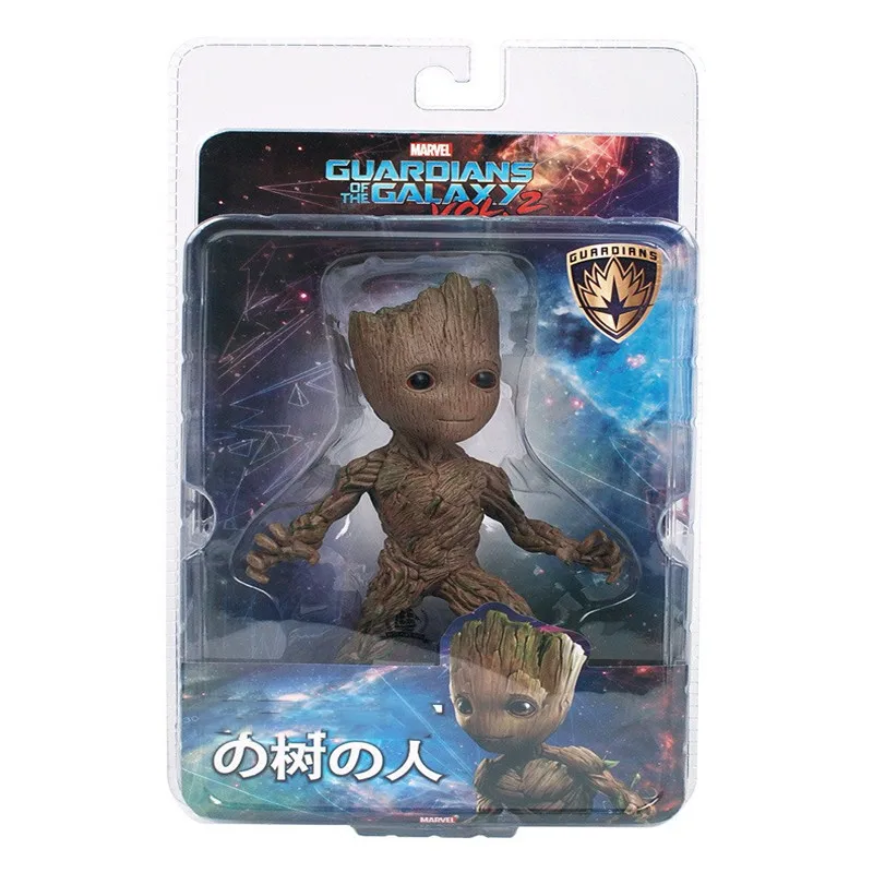 

2017 NEW grooted 15cm Tree Man Action Figure Toy PVC Marvel Movie Hero Model Doll Toy Guardians of the Galaxy Boy Gift with box