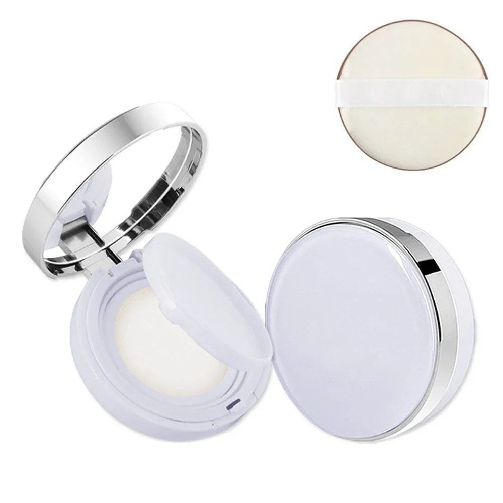 

15ml Empty DIY Air Cushion Puff Box BB Cream Container Dressing Case with Air Cushion Sponge Powder Puff and Mirror