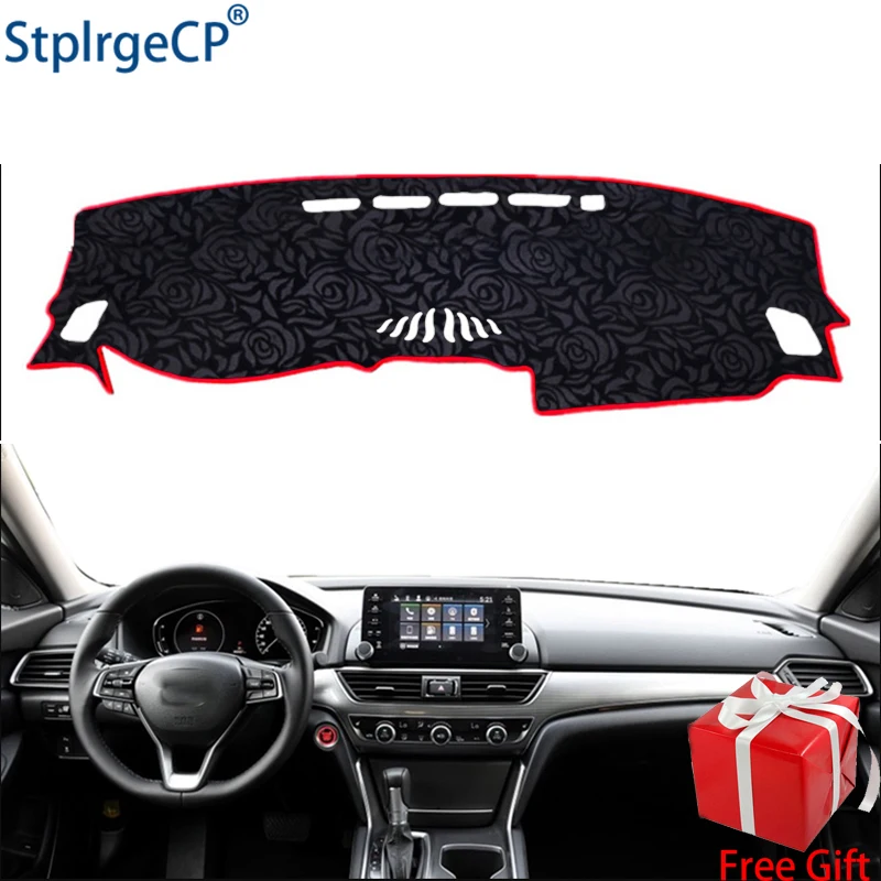 Latest Rose Pattern Non slip Car Dashboard Cover Dash Mat Pad DashMat