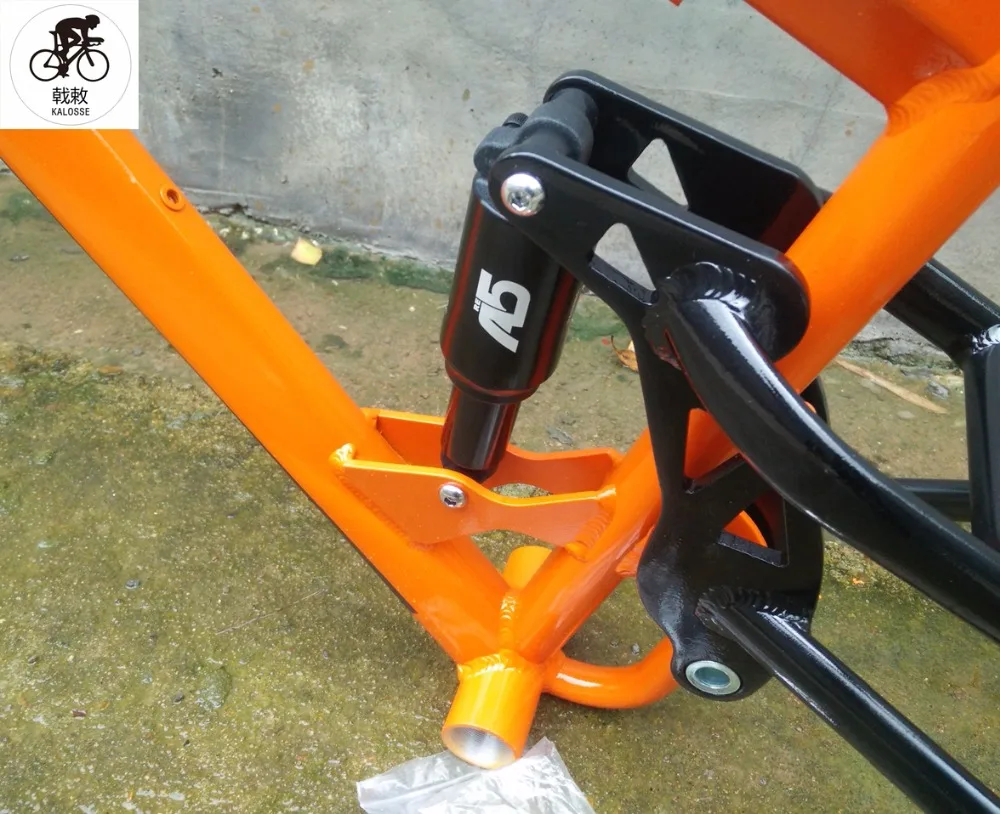 Discount Kaloss DIY colors  DH/AM Fat bike frame Downhill  snow bike frame  26*17 inch ,  26*4.0 inch   Beach bike   frame 3