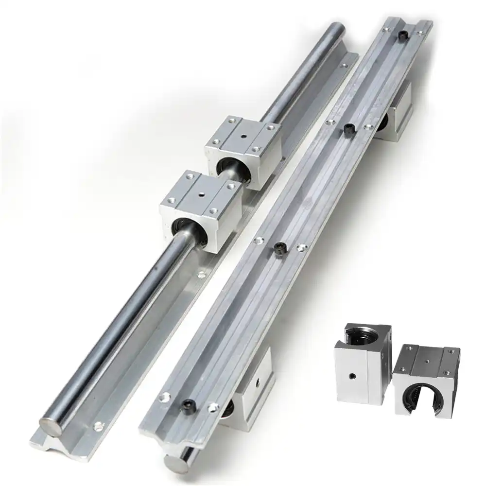 12mm Linear Rail SBR12 400mm 2pcs Round Linear Guide + 4pcs SBR12UU