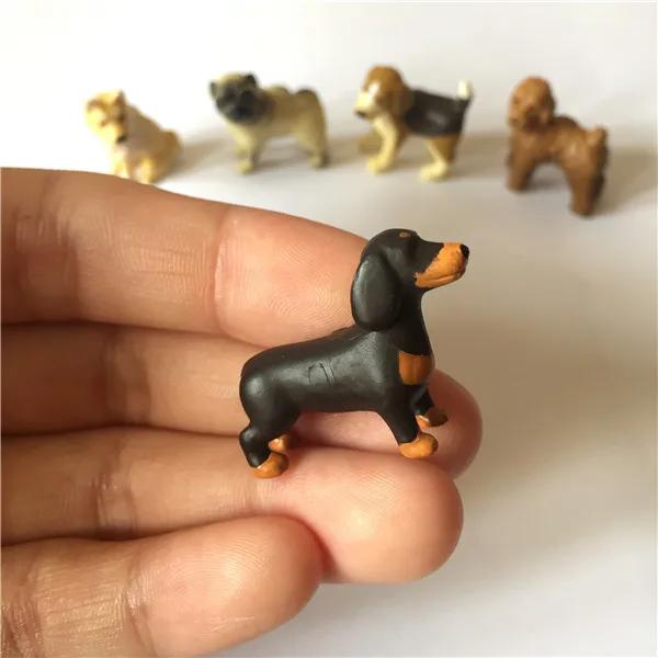Cute Dogs Fridge Magnets PVC Toys Figures 5 Styles - 18